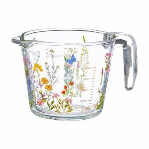 Dolly Parton Floral Glass Measuring Cup